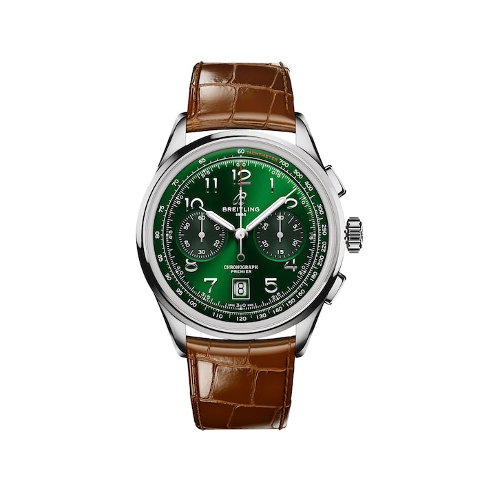 Premier B01 Chronograph 42mm Mens Watch Green