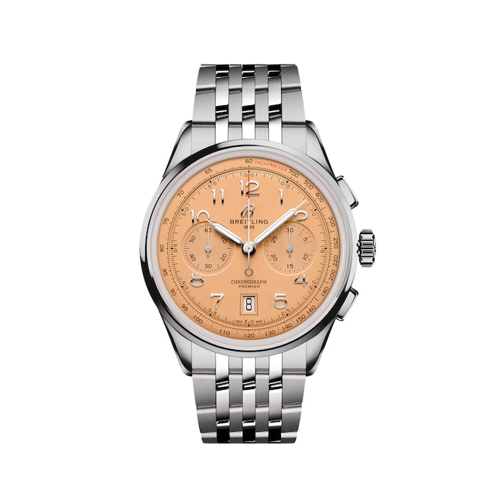 Premier B01 Chronograph 42mm Mens Watch Copper Stainless Steel
