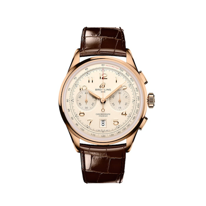 Premier B01 Chronograph 42mm Mens Watch Cream