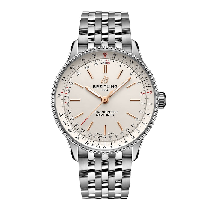 Navitimer 36mm Ladies Watch Silver