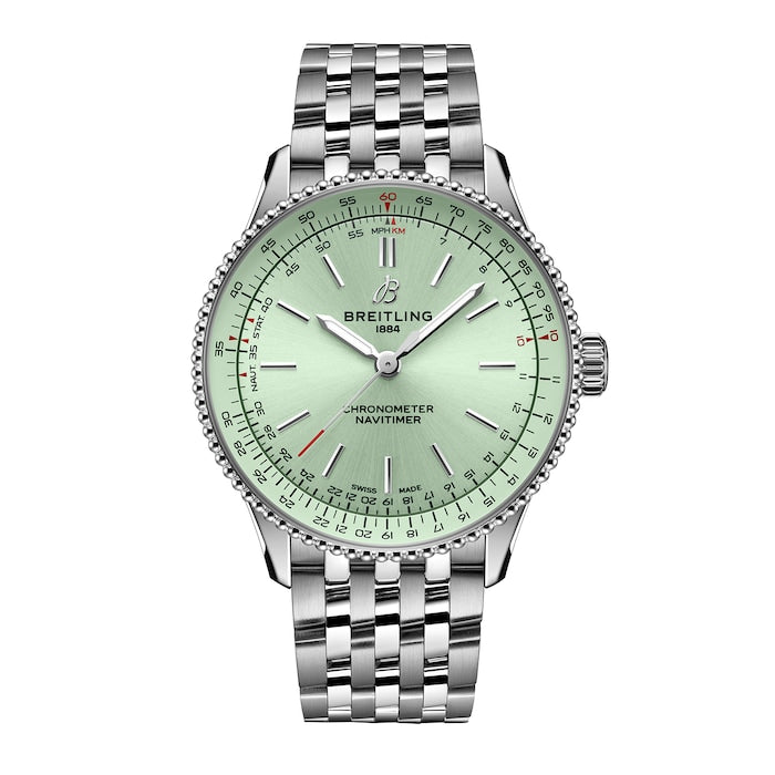Navitimer 36mm Ladies Watch Green