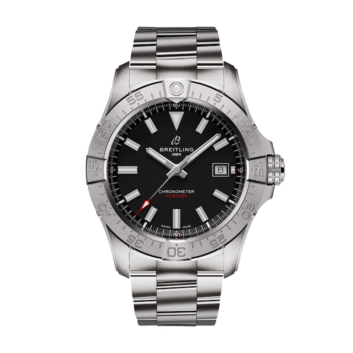 Avenger Automatic 42mm Mens Watch Black Stainless Steel