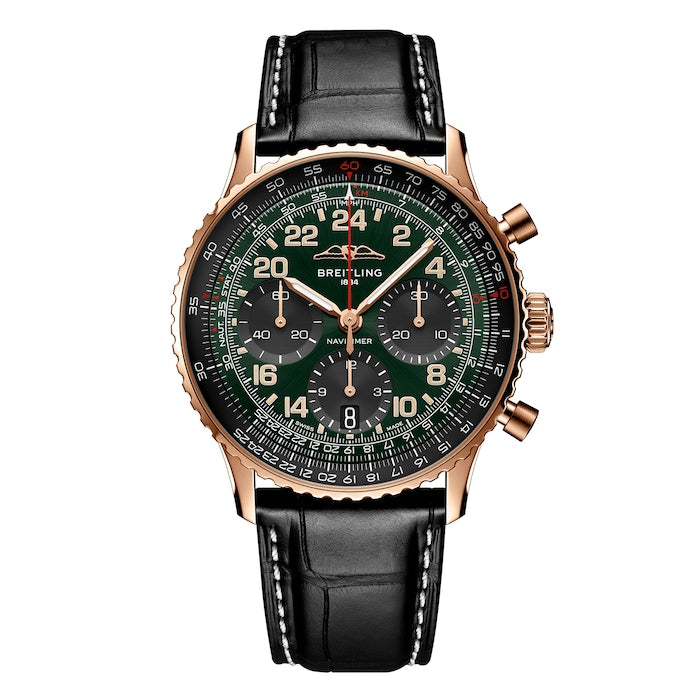 Navitimer Cosmanaute 41mm Limited Edition Mens Watch Green