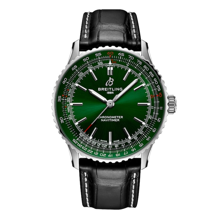 Navitimer Automatic 41mm Mens Watch Green