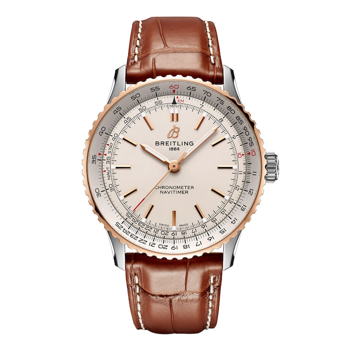 Navitimer Automatic 41mm Mens Watch Silver