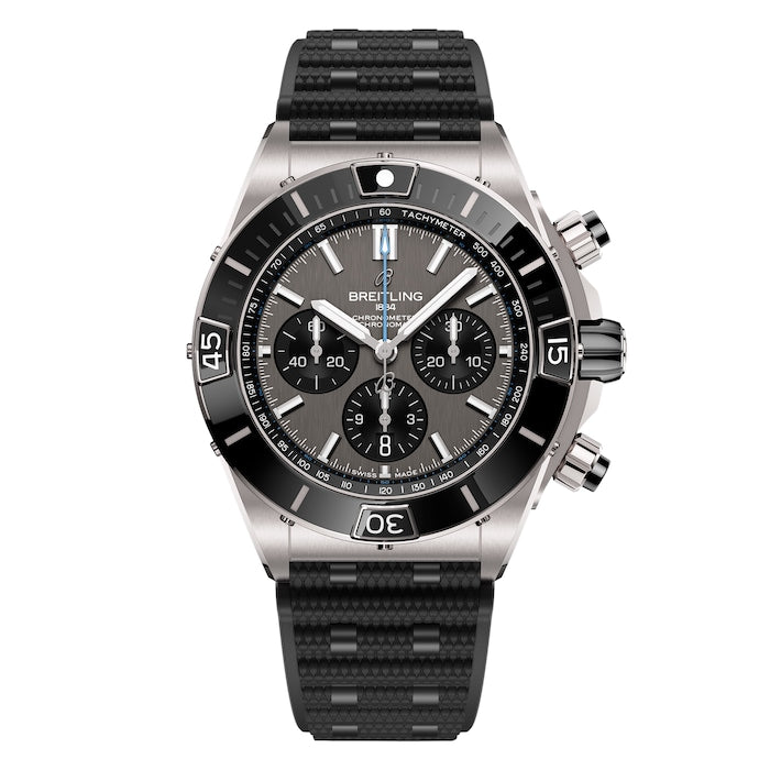 Super Chronomat B01 44mm Mens Watch Grey Rubber
