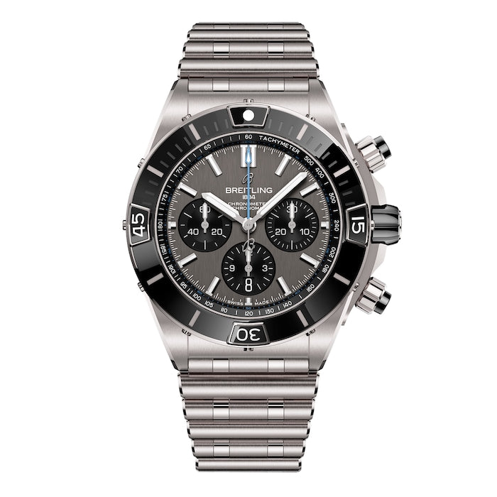 Super Chronomat B01 44mm Mens Watch Grey Titanium