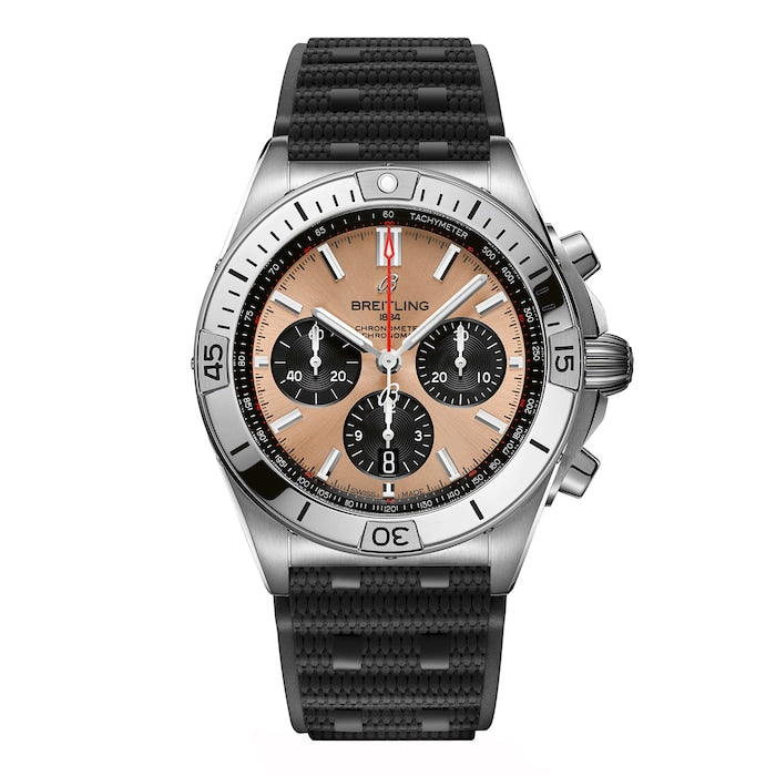 Chronomat B01 Chronograph 42mm Mens Watch Copper Rubber