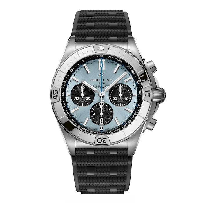 Chronomat B01 Chronograph 42mm Mens Watch Blue Rubber