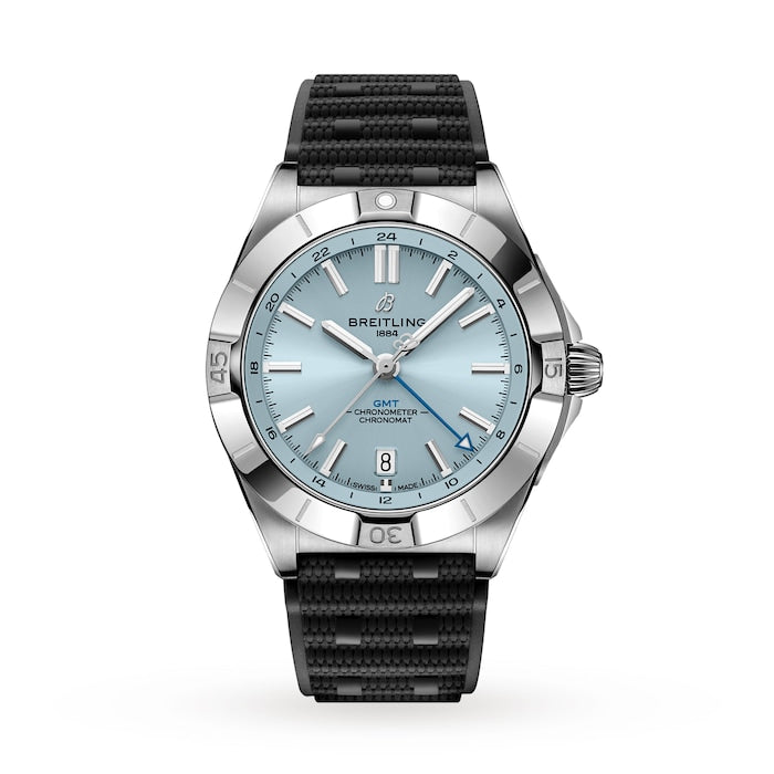 Chronomat 40mm Mens Watch Blue Rubber