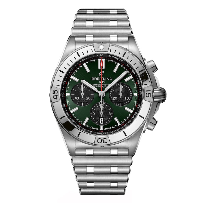 Chronomat B01 Chronograph 42mm Mens Watch Green