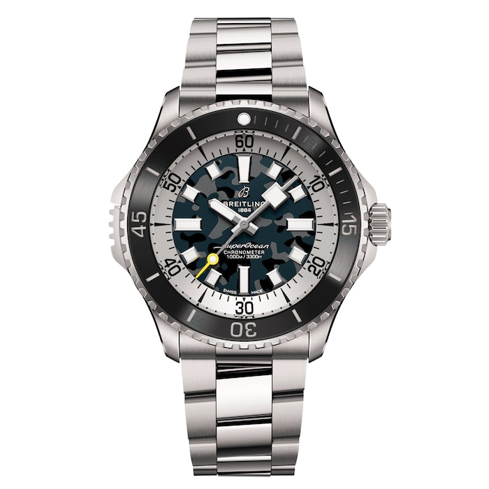 Superocean Automatic Super Diver 46mm Mens Watch Black