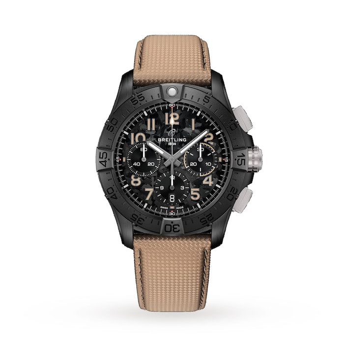 Avenger B01 Chronograph Night Mission 42mm Mens Watch Beige
