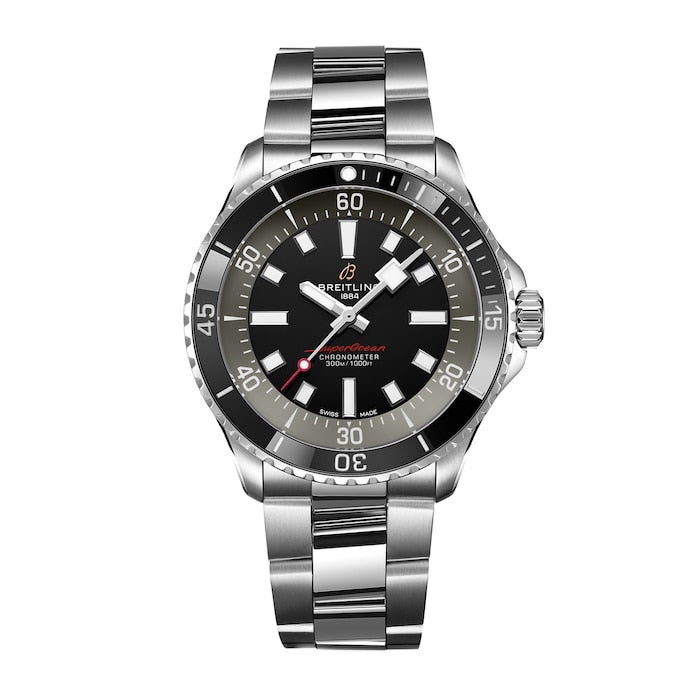 Superocean 42mm UK Edition Mens Watch Grey Stainless Steel