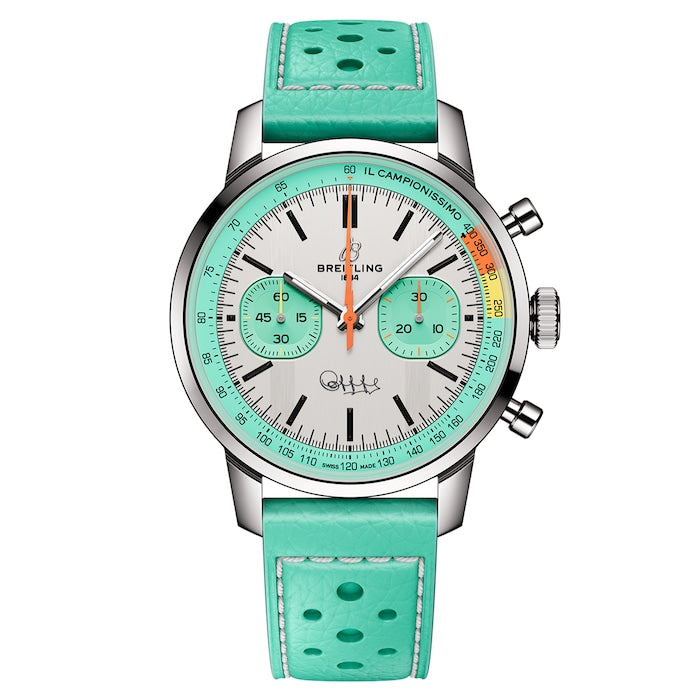 Top Time B01 Fausto Coppi 41mm Mens Watch Leather