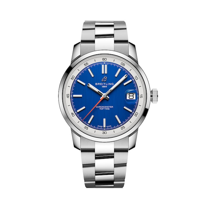 Top Time B31 38mm Mens Watch Blue Stainless Steel