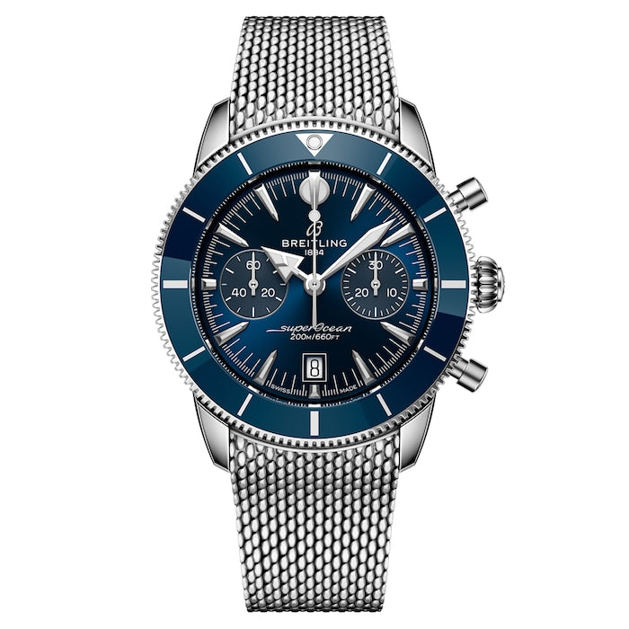 Superocean Heritage B01 Chronograph 42mm Mens Watch Blue