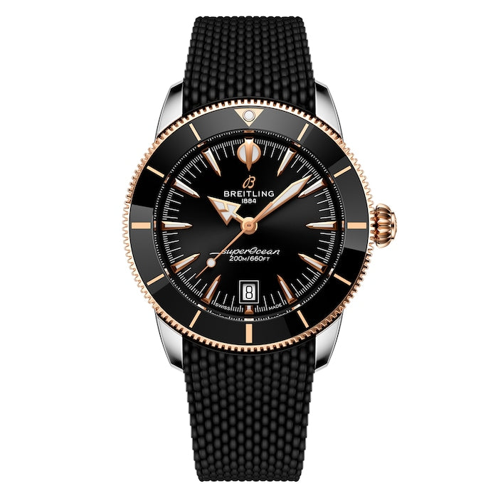 Superocean Heritage B31 Automatic 42mm Mens Watch Black Rubber