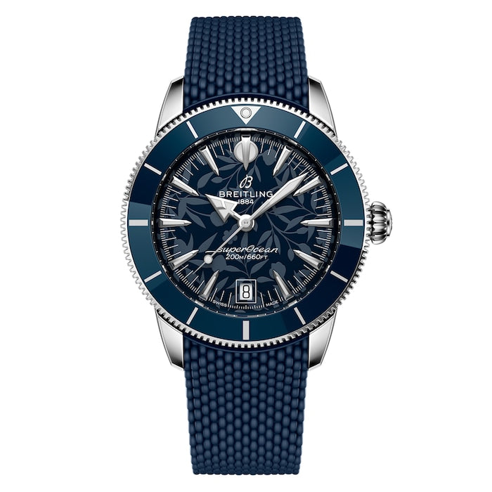 Superocean Heritage B31 Automatic Kelly Slater Limited Edition 40mm Mens Watch Blue Rubber