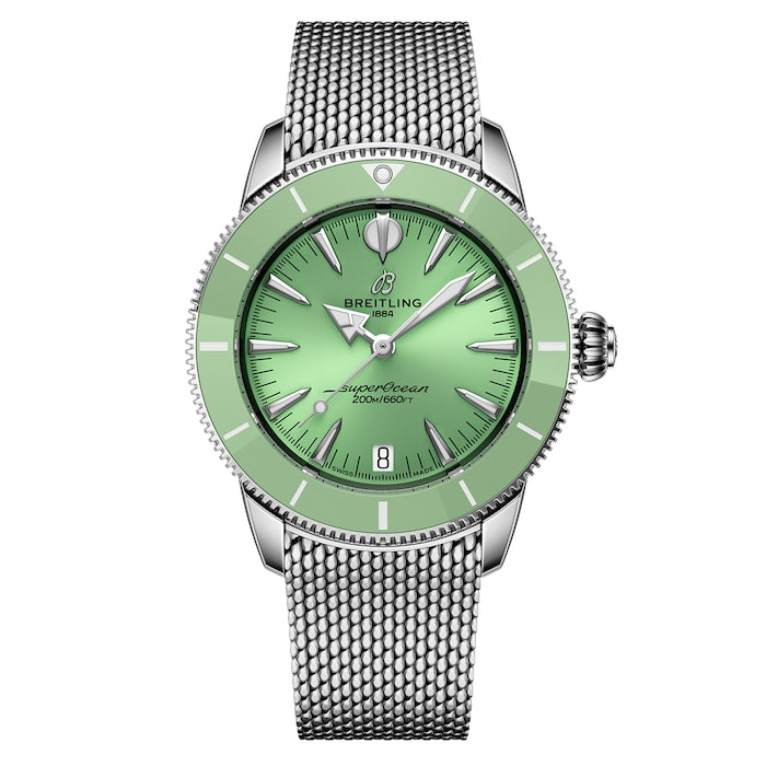 Superocean Heritage Automatic 36mm Unisex Watch Green