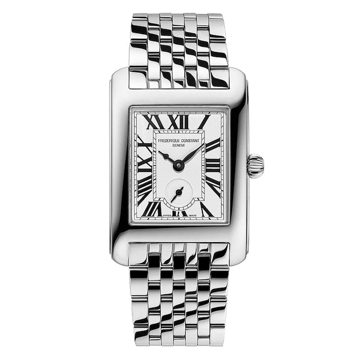 Classics Carree Small Seconds 36mm X 25mm Ladies Watch Silver