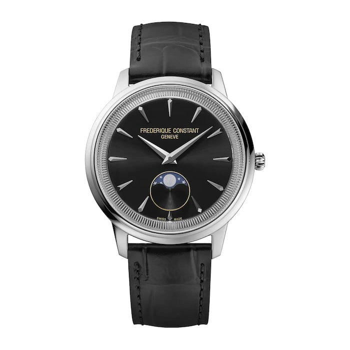 Classics Moneta Moonphase 37mm Mens Watch Black