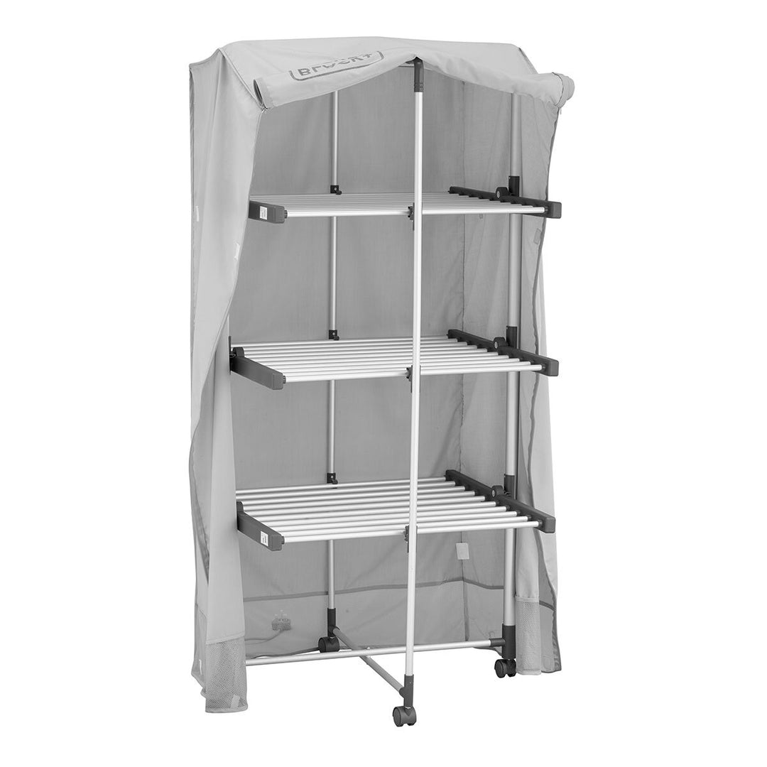 Black + Decker Heated Airer with Cover and Wheels