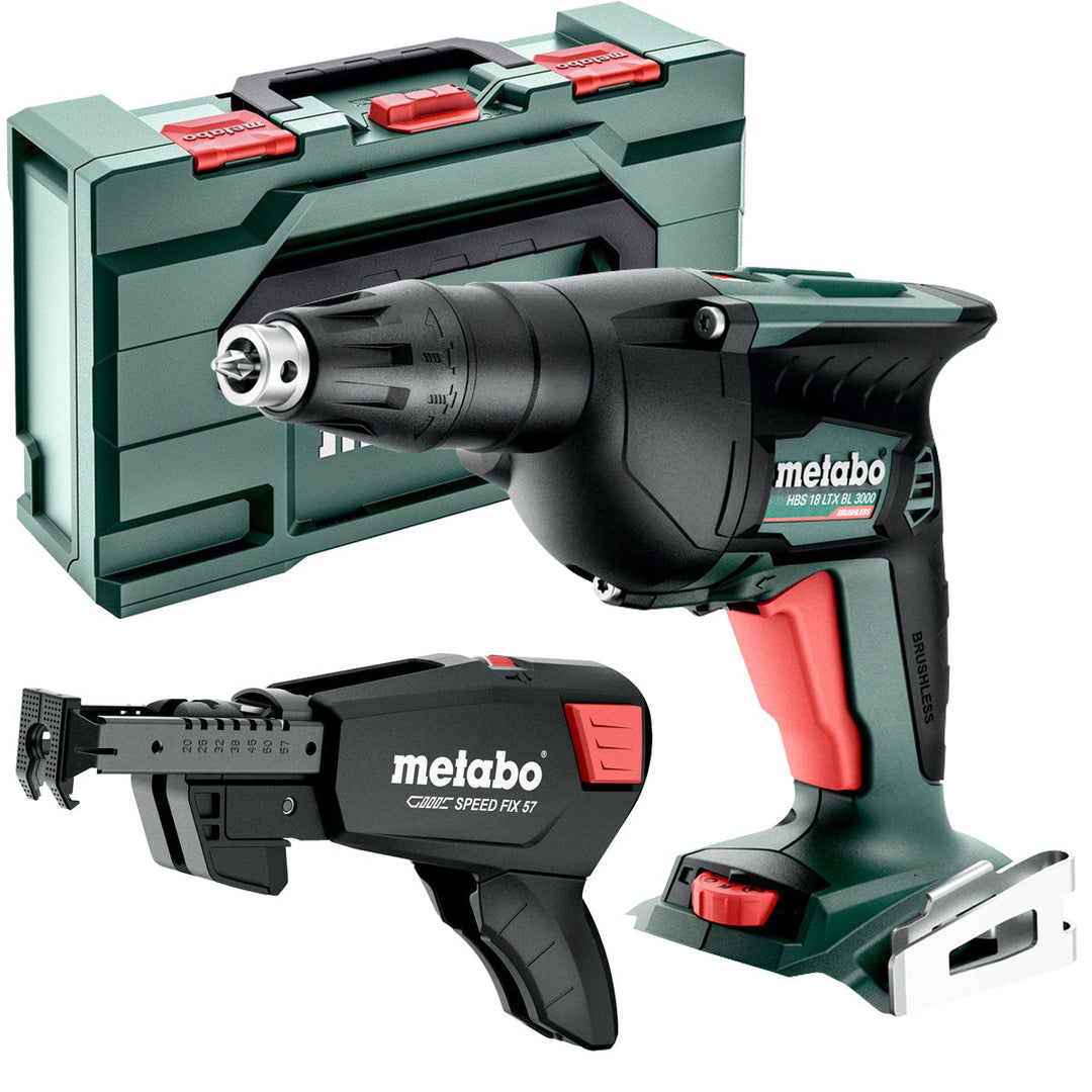 Metabo HBS 18 LTX BL 3000 18V Brushless Drywall Screwdriver with Collated Attachment