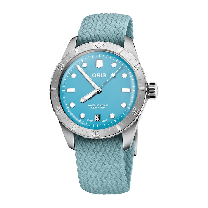 Divers Heritage 1965 38mm Unisex Watch Blue Fabric