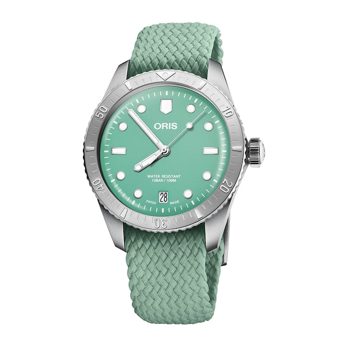 Divers Heritage 1965 38mm Unisex Watch Green Fabric
