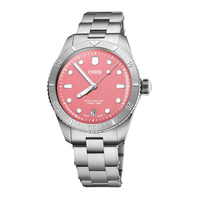 Divers Heritage 1965 38mm Unisex Watch Pink Stainless Steel