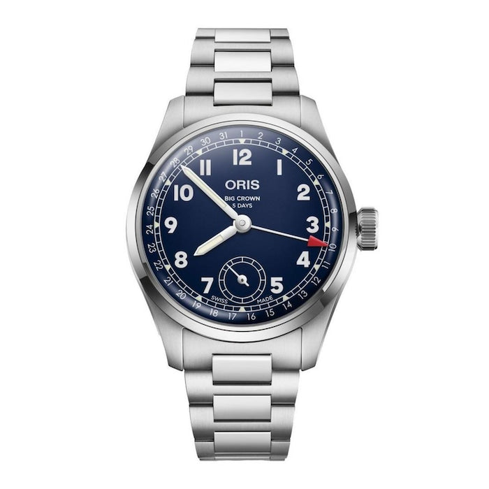 Big Crown Pointer Date Calibre 403 38mm Mens Watch Navy