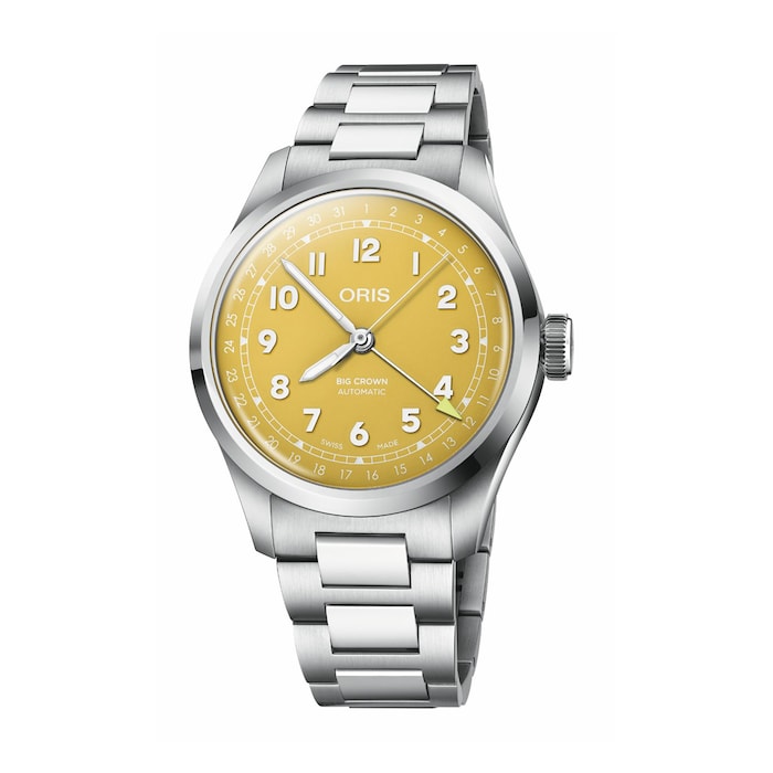 Big Crown Pointer Date 40mm Mens Watch Yellow