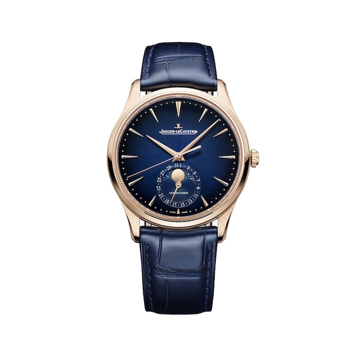 Master Ultra Thin Moon 39mm Mens Watch Navy