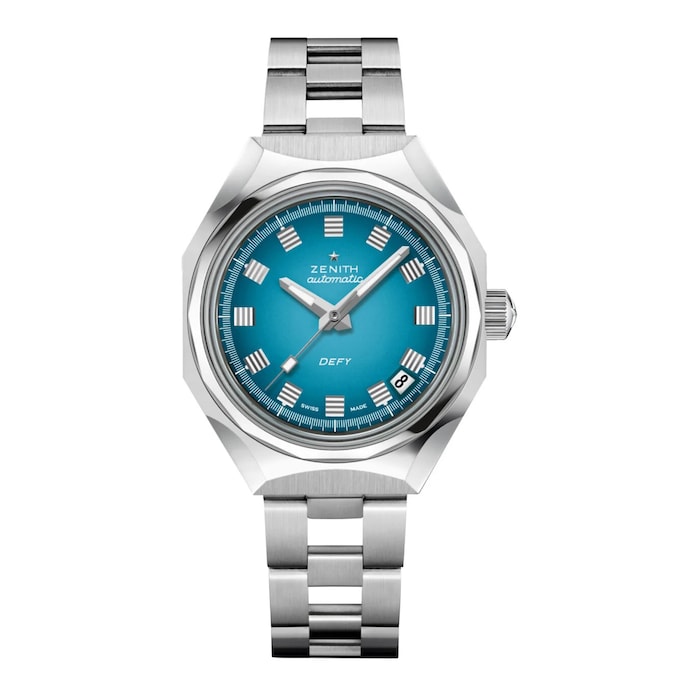 Defy Revival Automatic 37mm Mens Watch Blue
