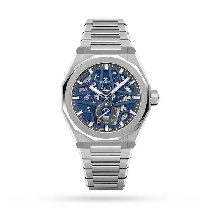 Defy Skyline Skeleton Steel 41mm Blue