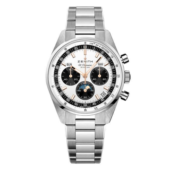 Chronomaster Original Steel 38mm Mens Watch Silver