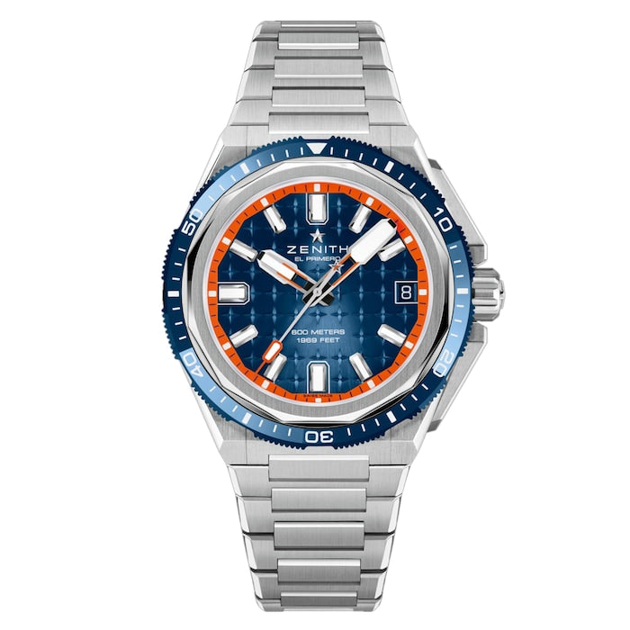 Defy Extreme Diver 42.5mm Mens Watch Blue  Interchangeable Strap