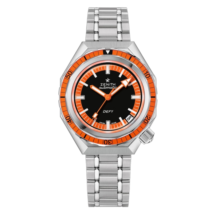 Defy Revival 37mm Mens Watch Black
