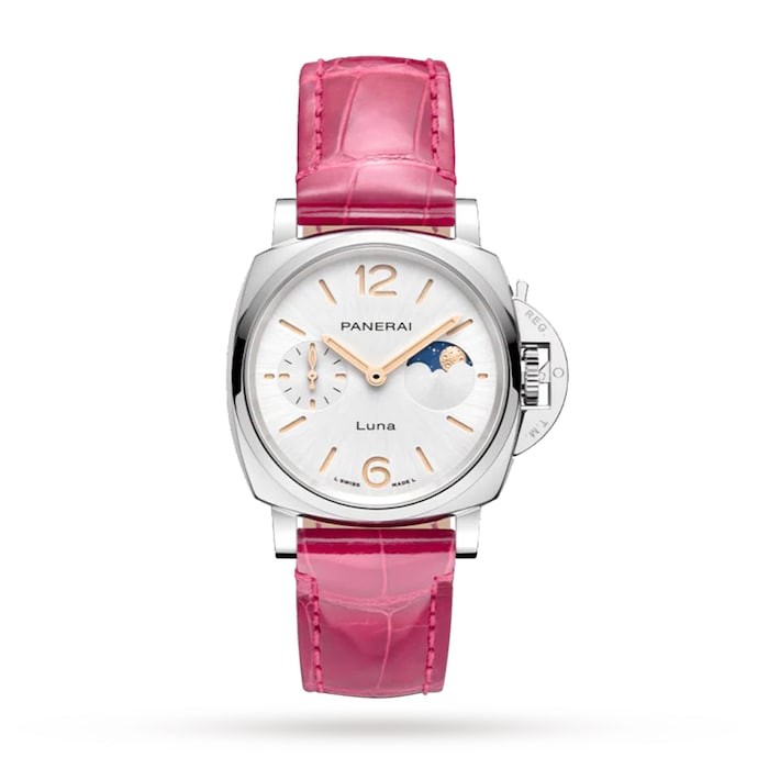 Luminor Due Luna Moonphase 38mm Ladies Watch - Pink