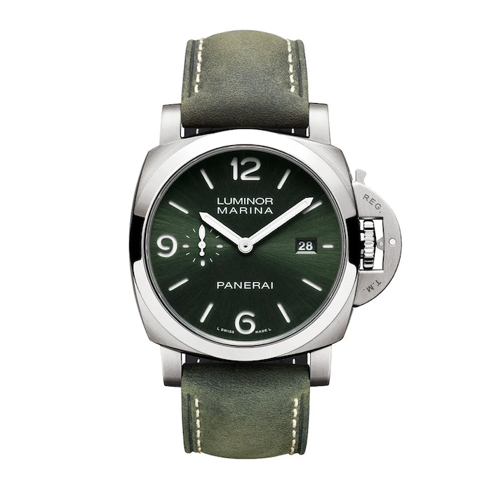 Luminor Marina Titanio 44mm Mens Watch Green