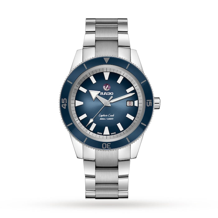 Captain Cook Blue Automatic Mens Watch