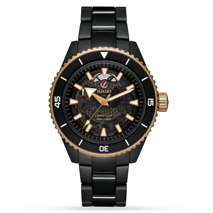 Rado Captain Cook High-Tech Ceramic 43mm Mens Watch