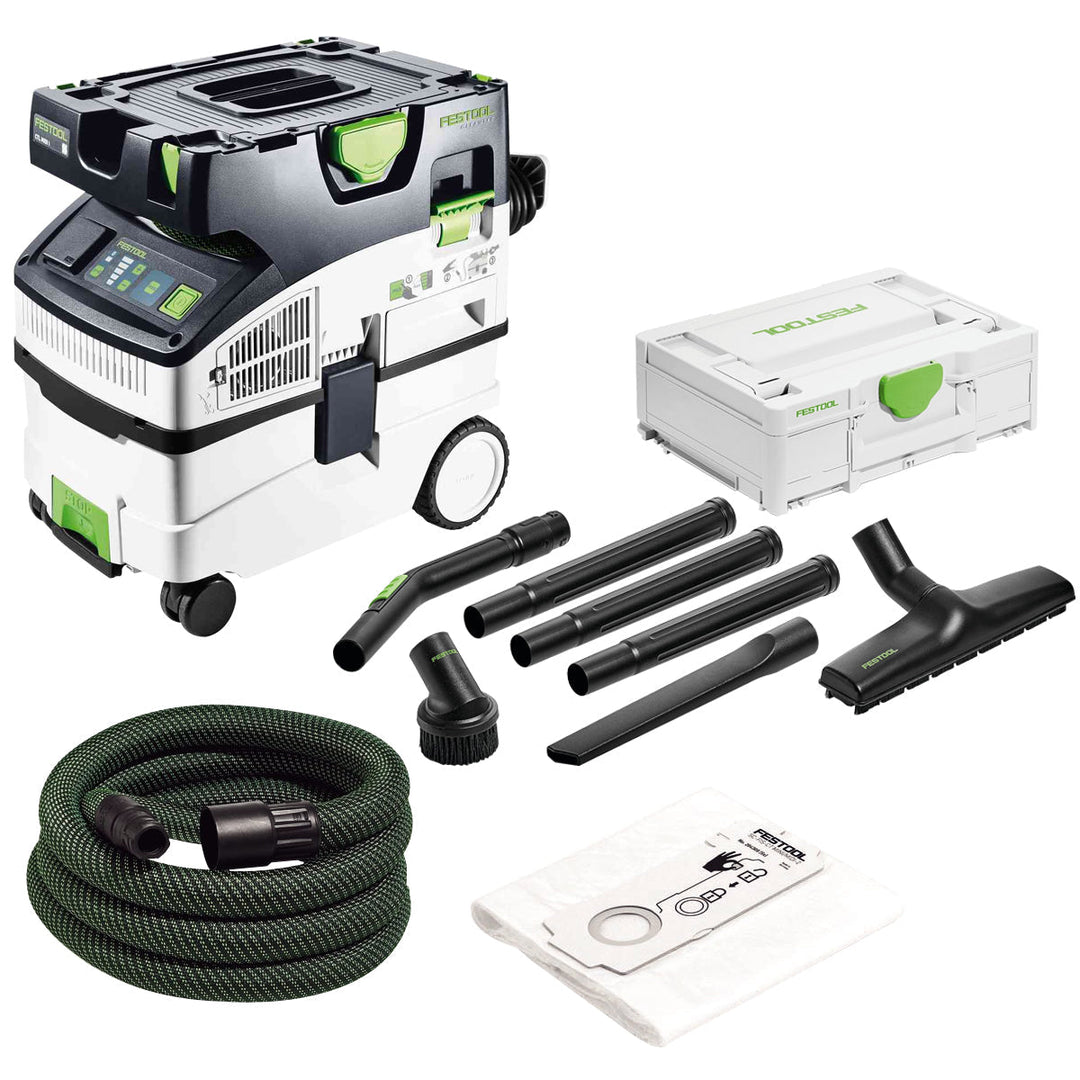 Festool CTL MIDI I 110V GB Mobile Dust Extractor CLEANTEC - 578320 With Compact Cleaning Set 577257