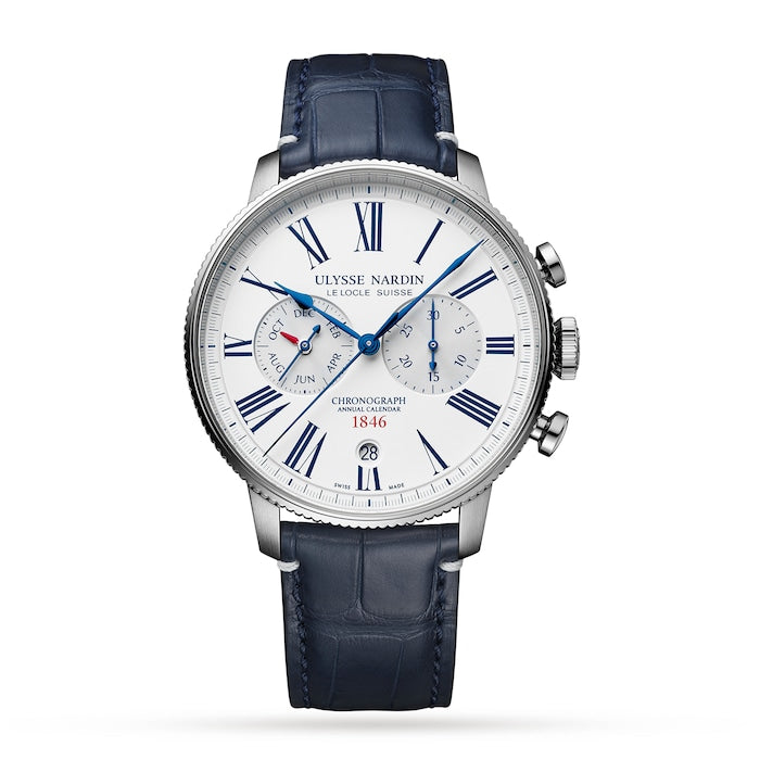 Marine Torpilleur Chronograph 44mm Stainless Steel Case And Bezel
