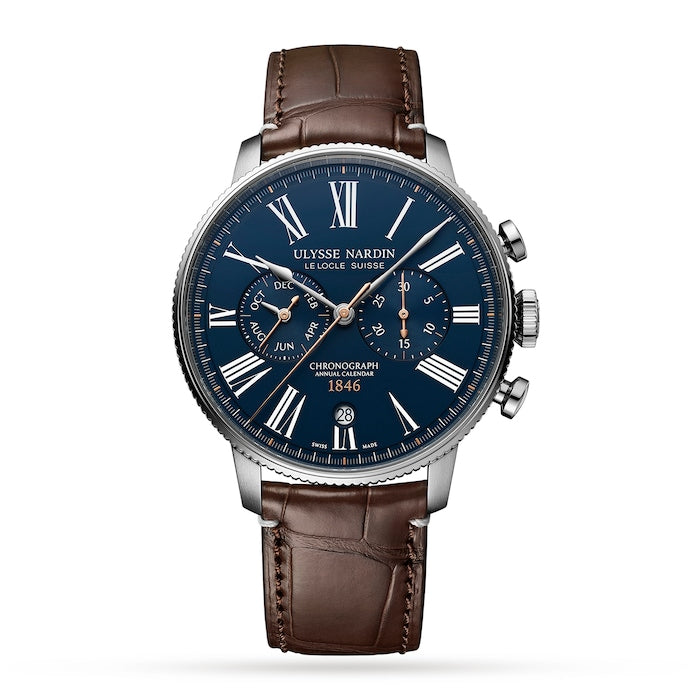 Marine Torpilleur Chronograph 44mm Stainless Steel Case And Bezel