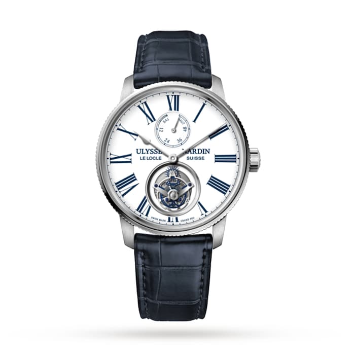 Marine Torpilleur Tourbillon 42mm Stainless Steel Case And Bezel