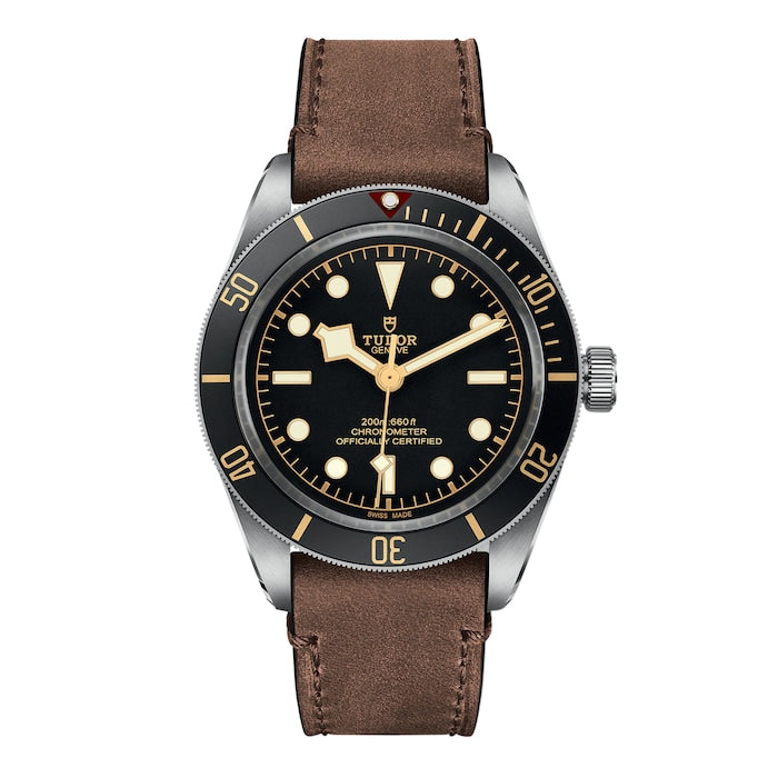Black Bay 58 39mm Steel Case Brown Leather Strap