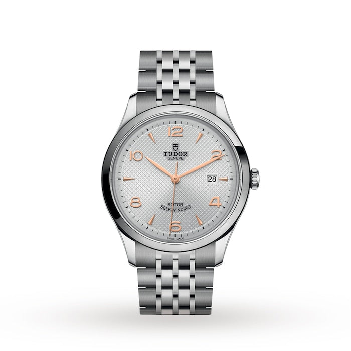 1926 41mm Mens Watch Steel Case Silver Dial