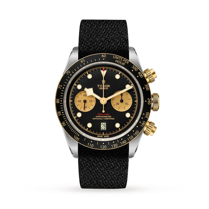 Black Bay Chrono S&G 41mm Steel Case Black Fabric Strap